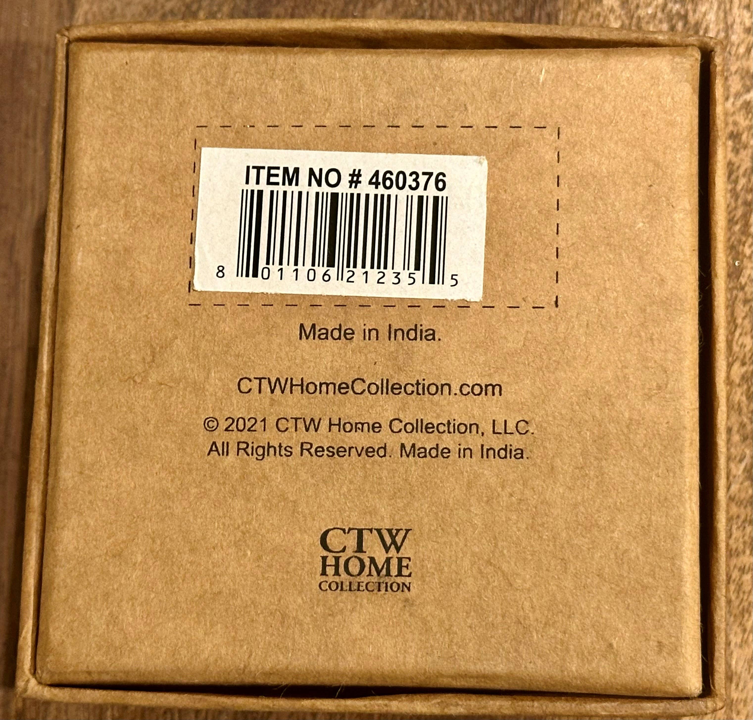 CTW Home Collection - Wholesale Napkin Ring - Set of Four Galvanized & Gold Napkin Rings3