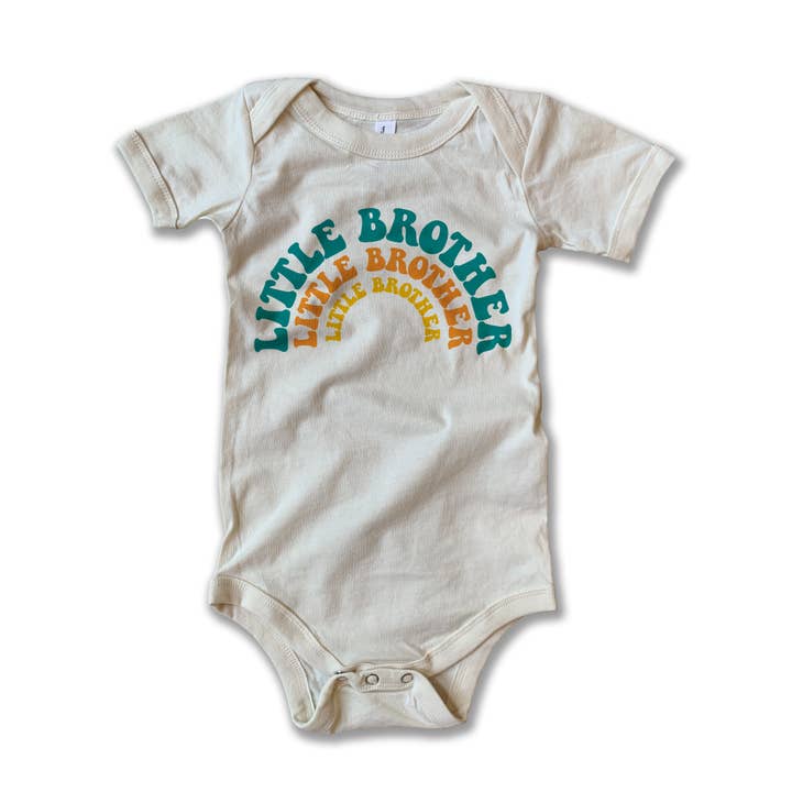 Natural Little Brother Tees & Onesies for wholesale on Faire