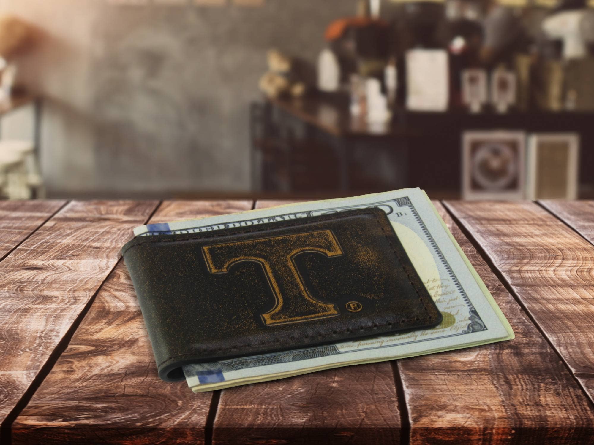 Zep-Pro - Wholesale Money Clip - Unisex - Tennessee Vols Burnished Leather Money Clip2