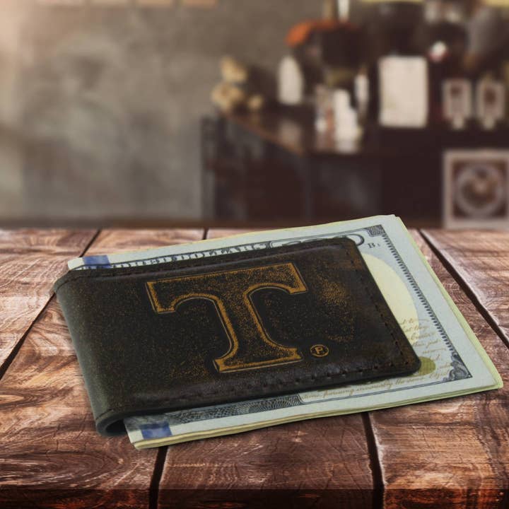 Zep-Pro - Wholesale Money Clip - Unisex - Tennessee Vols Burnished Leather Money Clip2