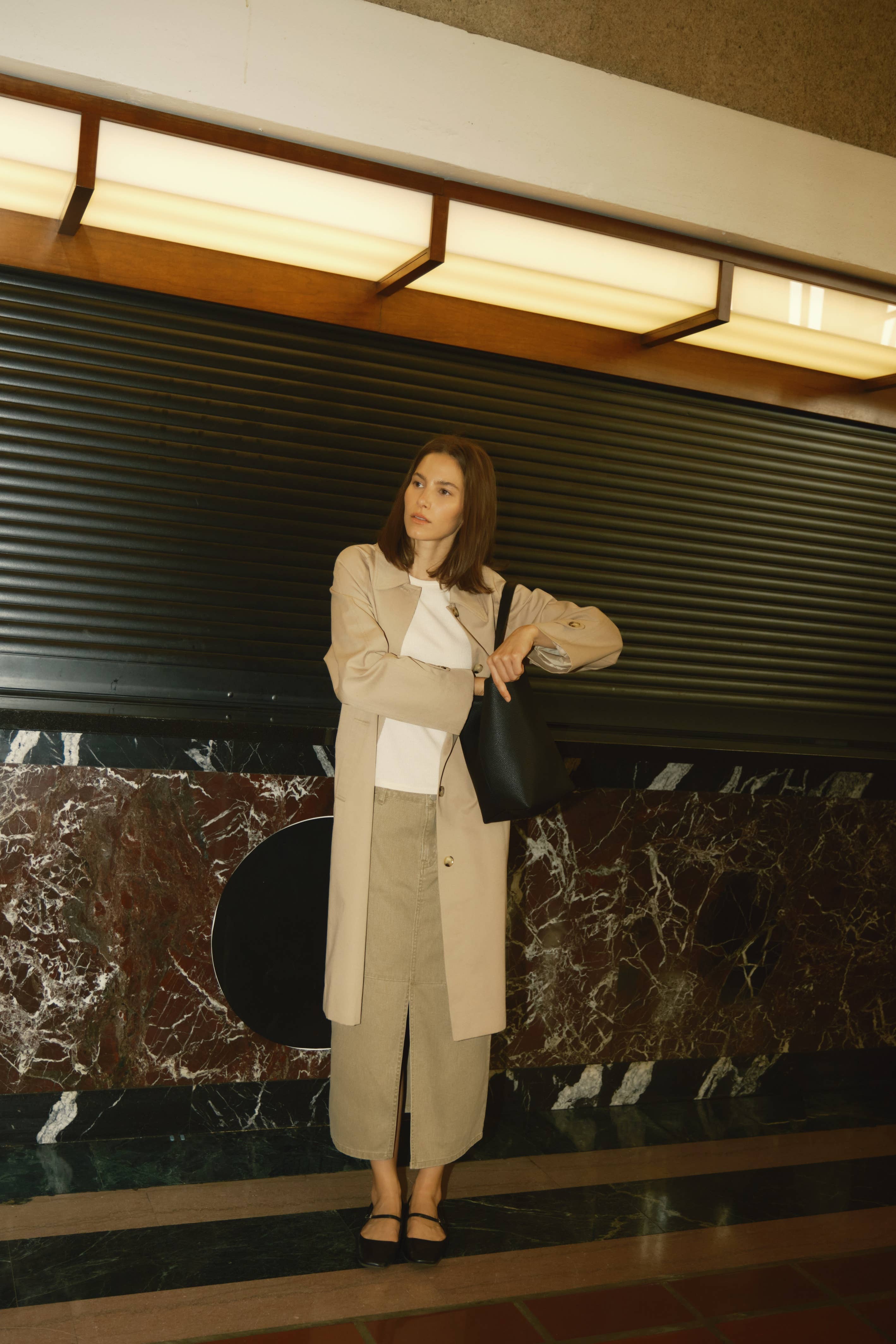 MOD REF - Wholesale Trench Coat - Women's - The Serena Coat | Pointed Collar Trench Coat2