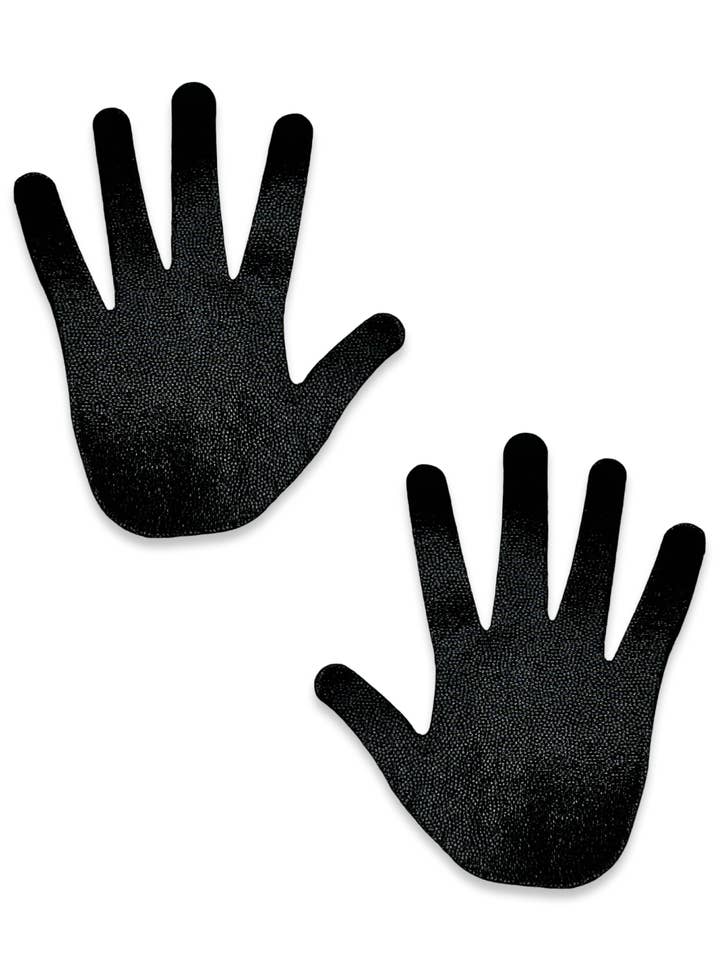 Hand Nipple Pasties for wholesale by Ravesties