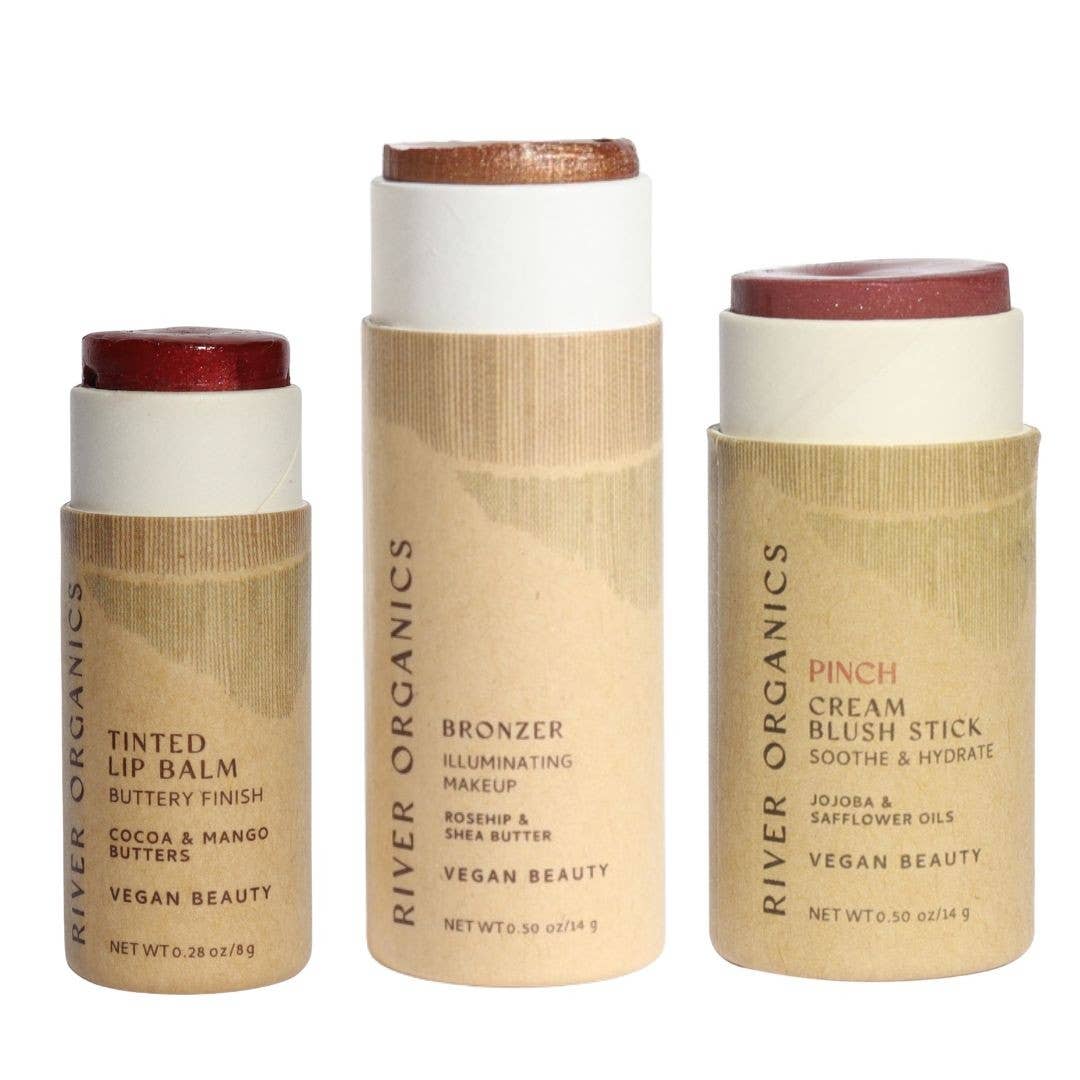 River Organics - Wholesale Lip Balm Set - Lip + Highlighter + Blush Set (Mix & Match)46