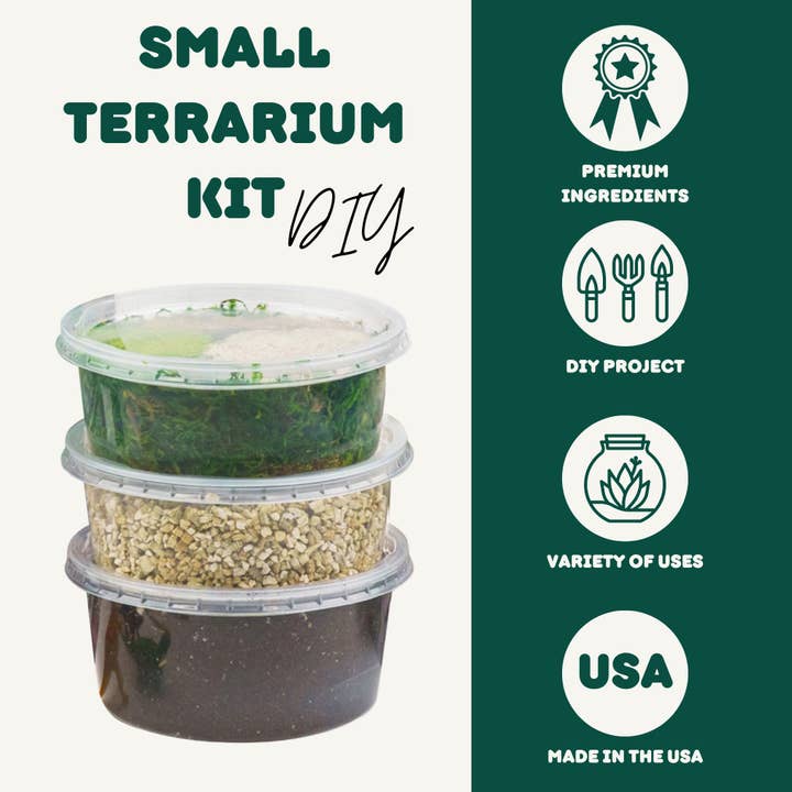 Cute Farms - Wholesale DIY Craft Kit - Small Terrarium Kit