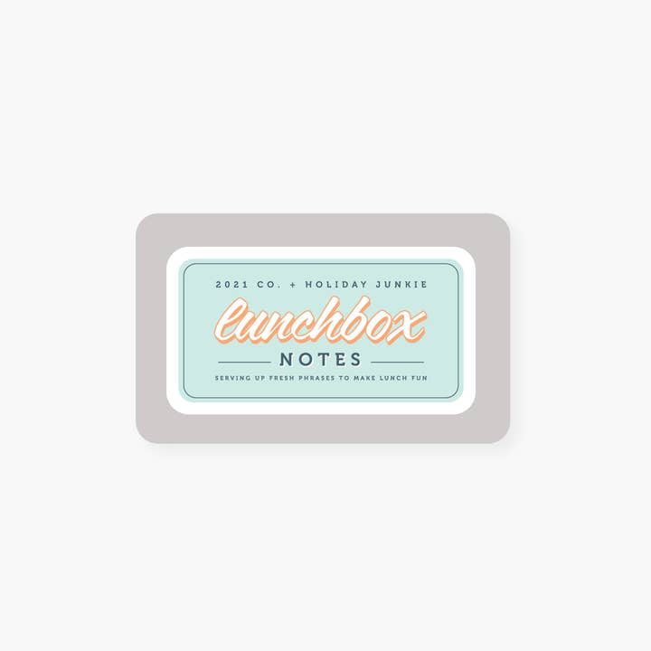 2021 Co. x HJ everyday lunchbox notes set for wholesale by 2021 Co.