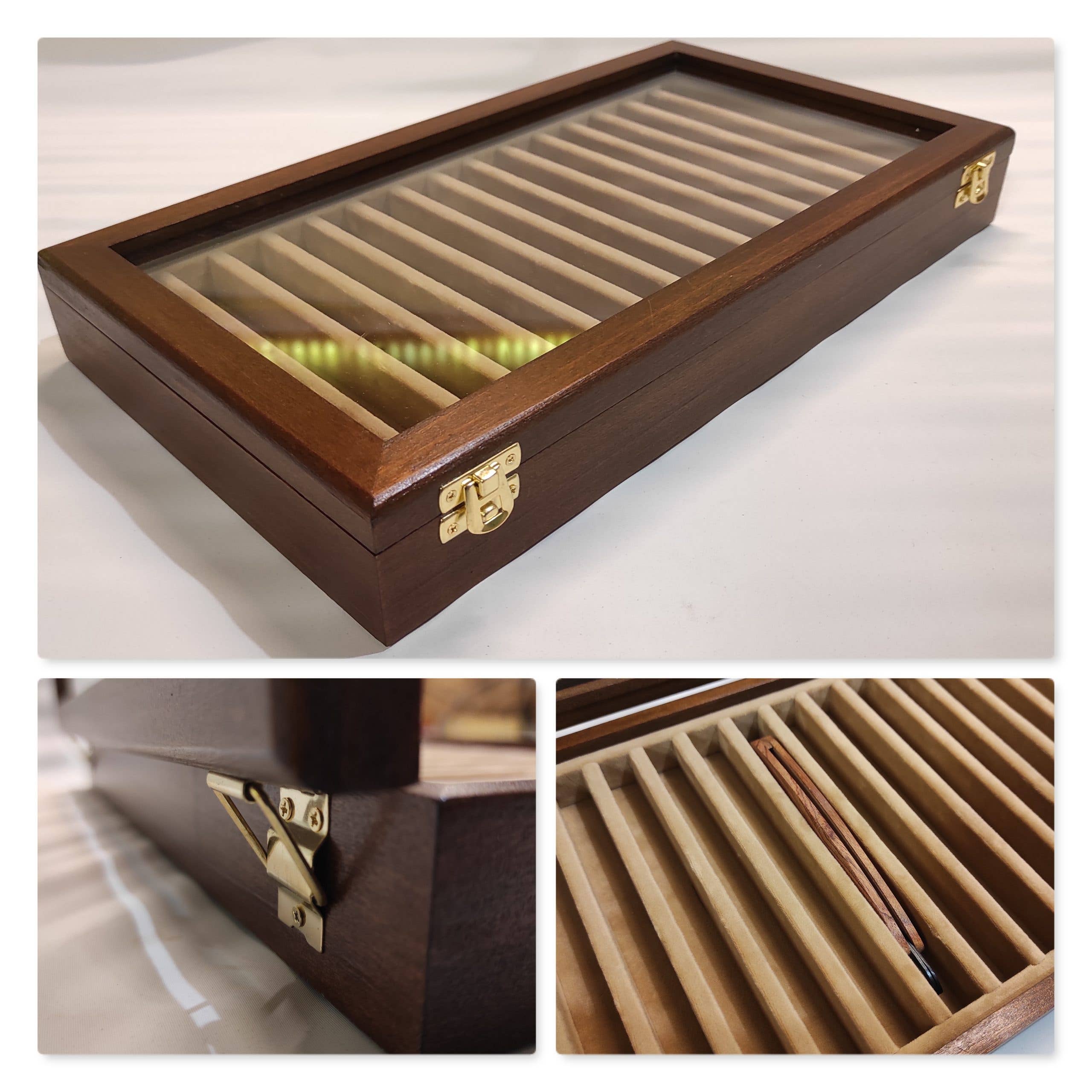 Coins&More - Wholesale Humidor/Cigar Accessory - Freehand razor case wooden case4