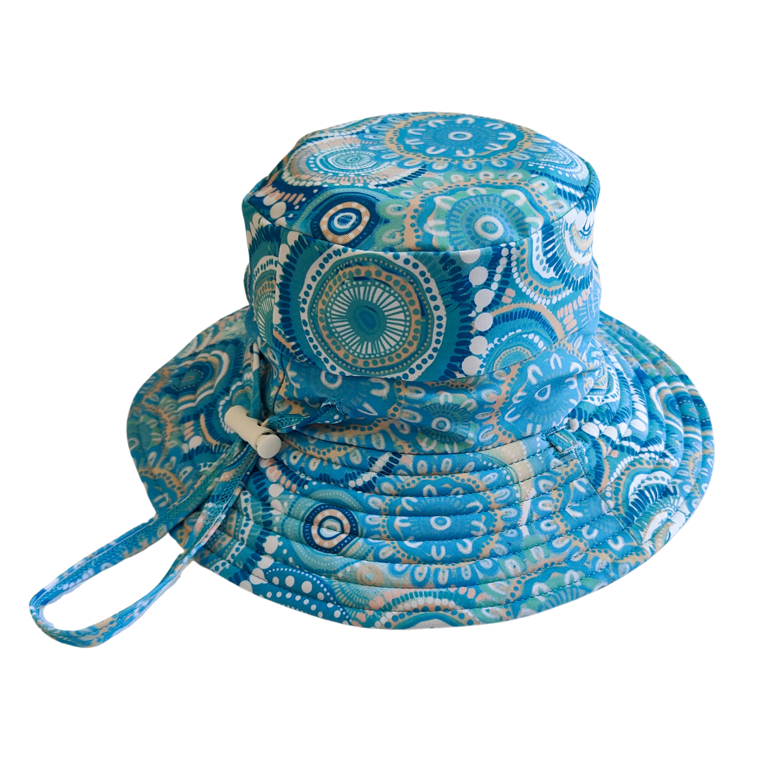 Little E & Co - Wholesale Sun Hat - Kids - REVERSIBLE SWIM HAT ~ CALLED HOME TO THE OCEAN4