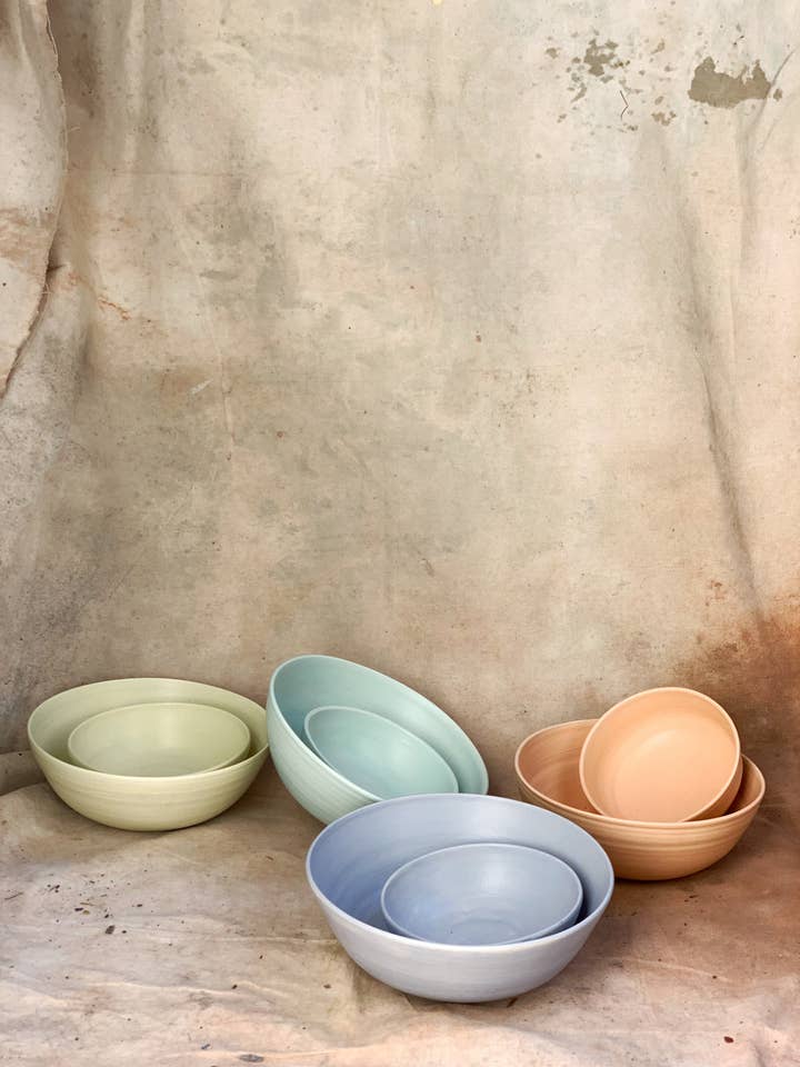 Nesting Set for wholesale by Beau Rush Ceramics