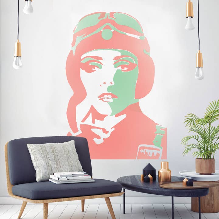 Sjabloon Muurpainting Pilotesse per la vendita all'ingrosso da parte di Wunderwall