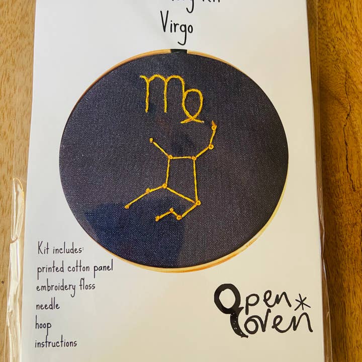 Open Coven - Wholesale Embroidery/Cross Stitch Supplies - Zodiac 4 Inch Embroidery Kit (Copy)2