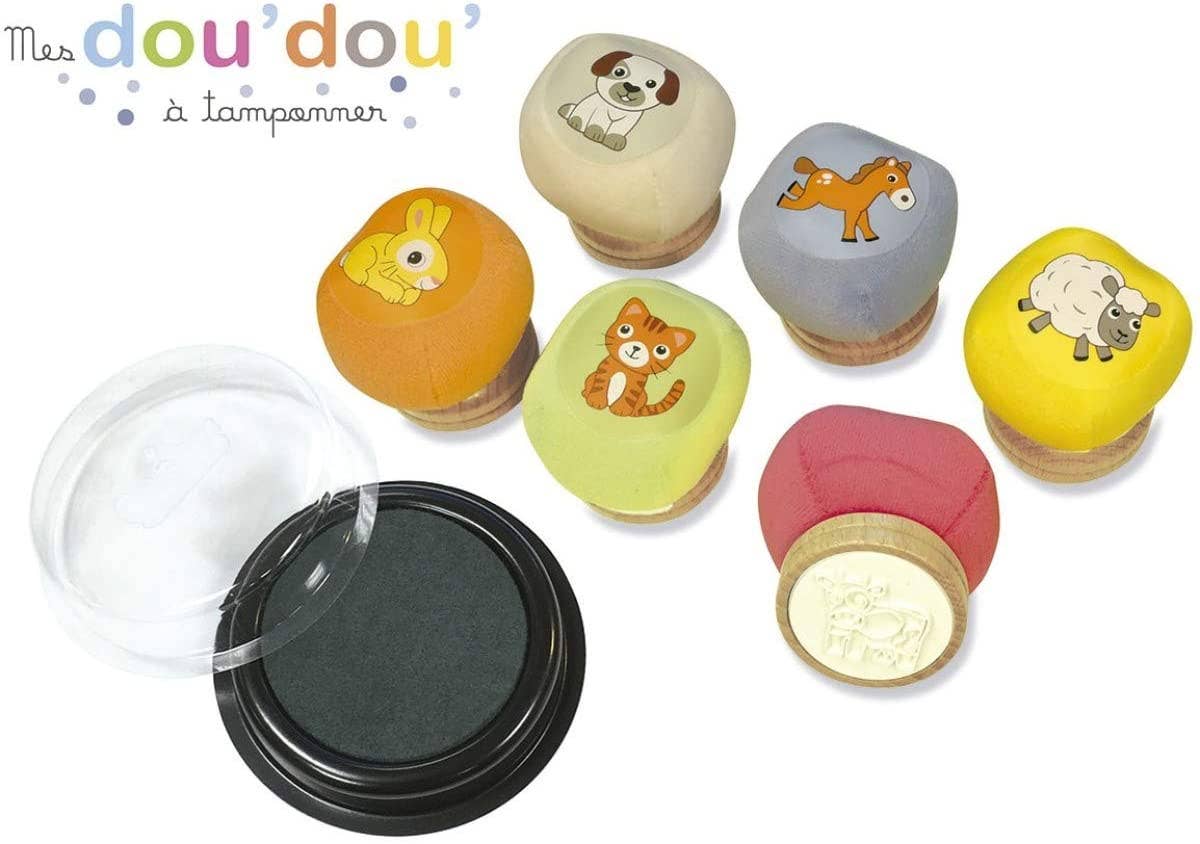 Créa Lign' - Wholesale Rubber/Decorative Stamp - Kids & Baby - Dou' Doo 'Animal Stamps2