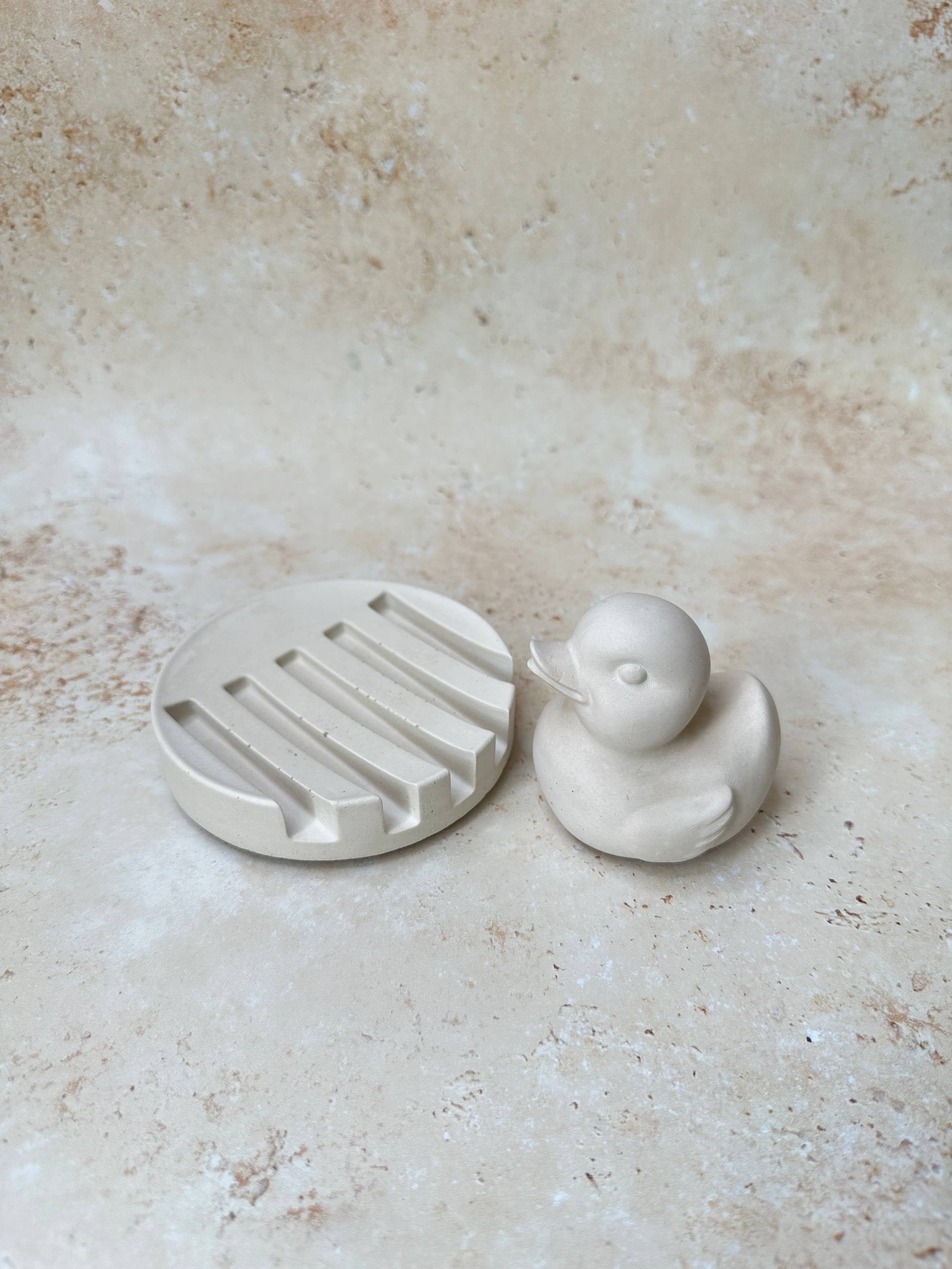 Smells Like Home Store - Wholesale Bath Soap Dish - Round Flow Concrete Soap Dish14