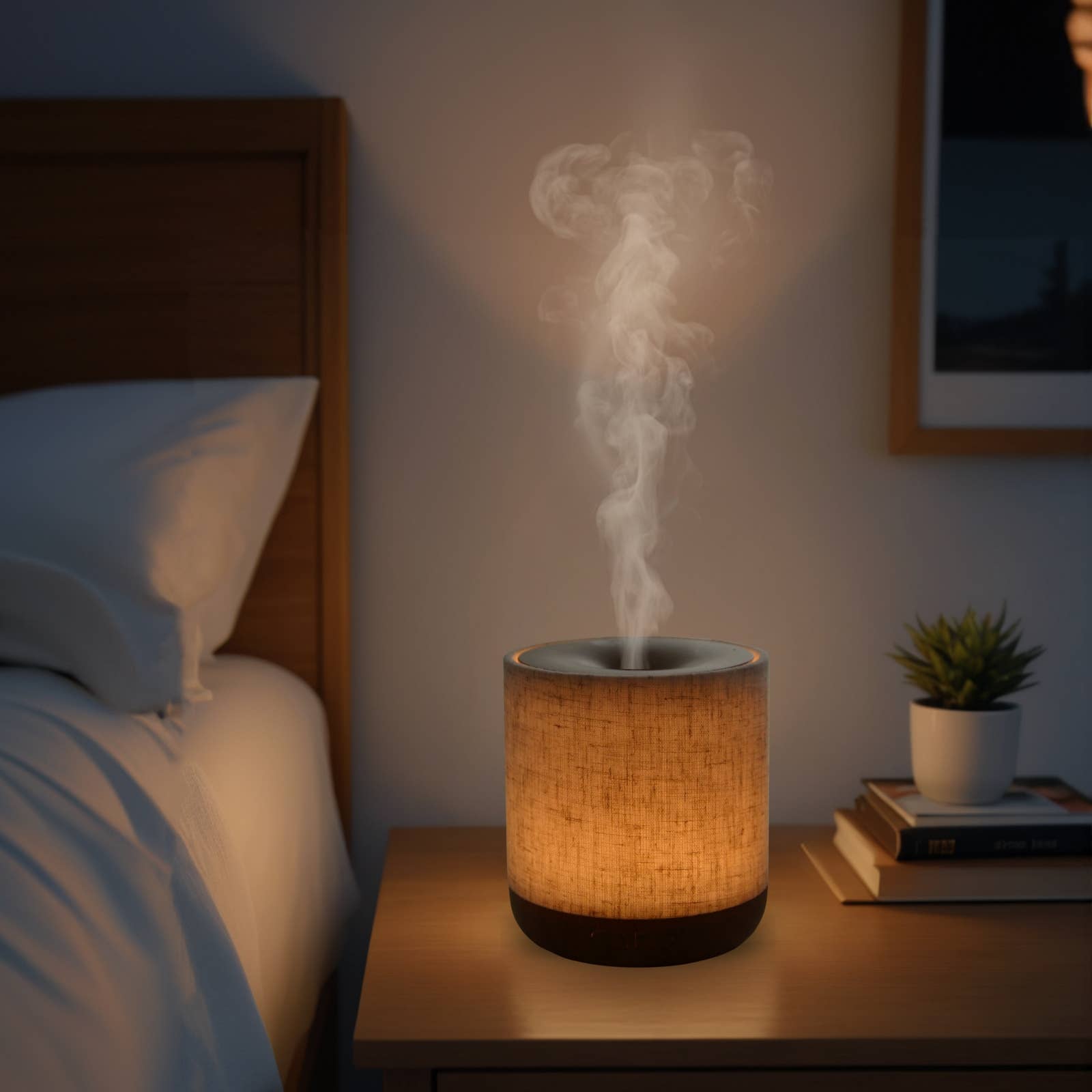 Zen'Arôme - Wholesale Electronic Diffuser - Alesia Linen Canvas Essential Oil Diffuser6