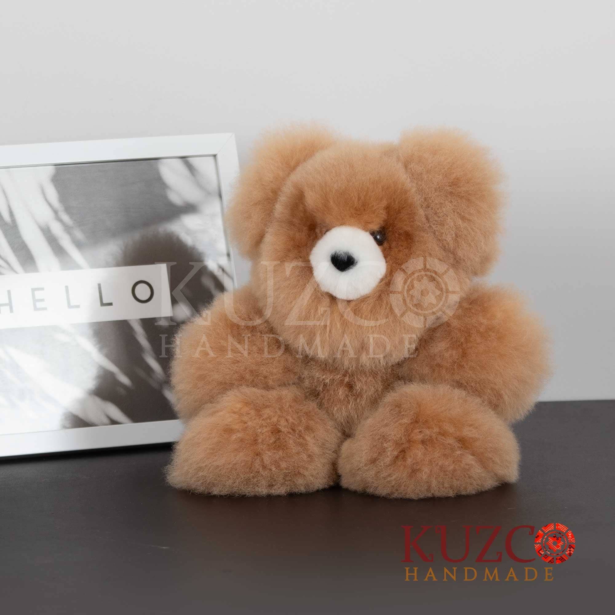 KuzcoHandmade - Vendita all'ingrosso Peluche - Bambini e neonati - Orso di peluche in pelo di alpaca - Morbido e ipoallergenico6