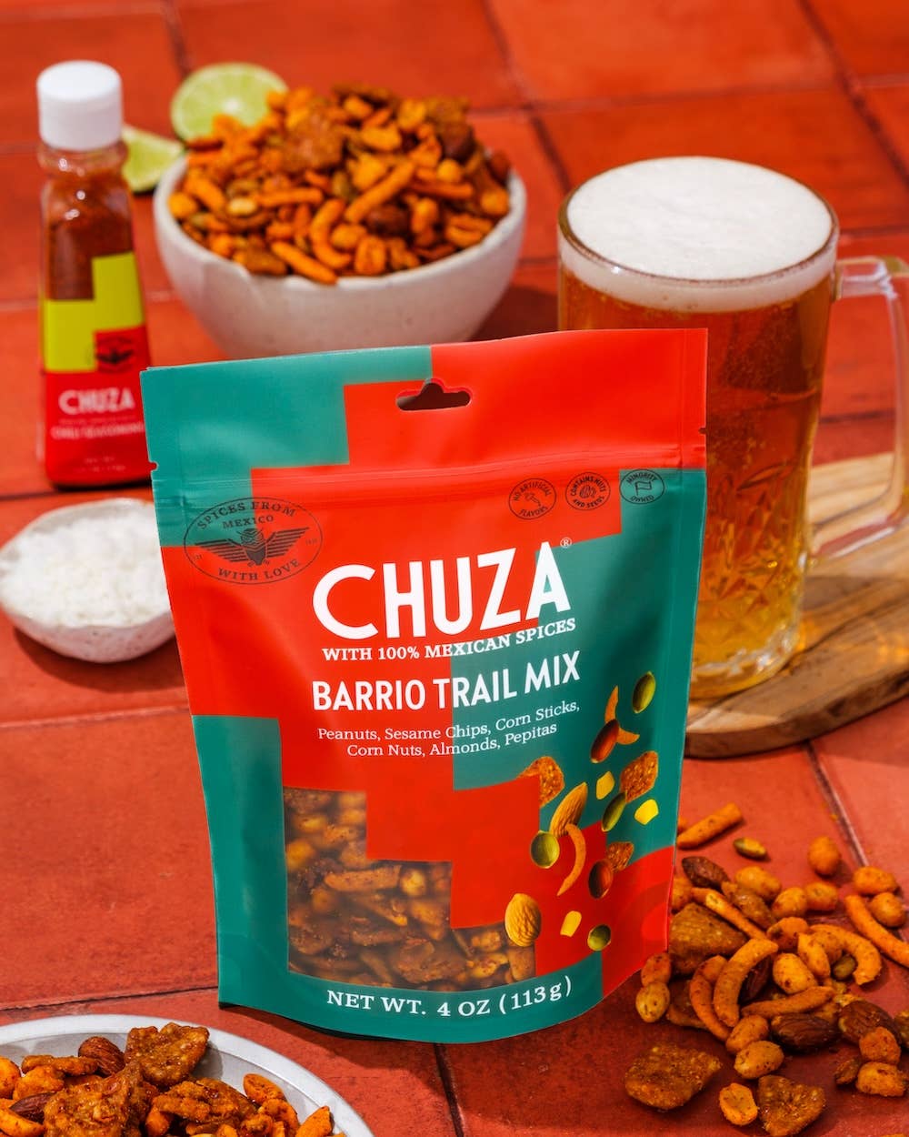 CHUZA - Wholesale Trail Mix - CHUZA | Barrio Trail Mix | Bold Chili-Spiced Snack3