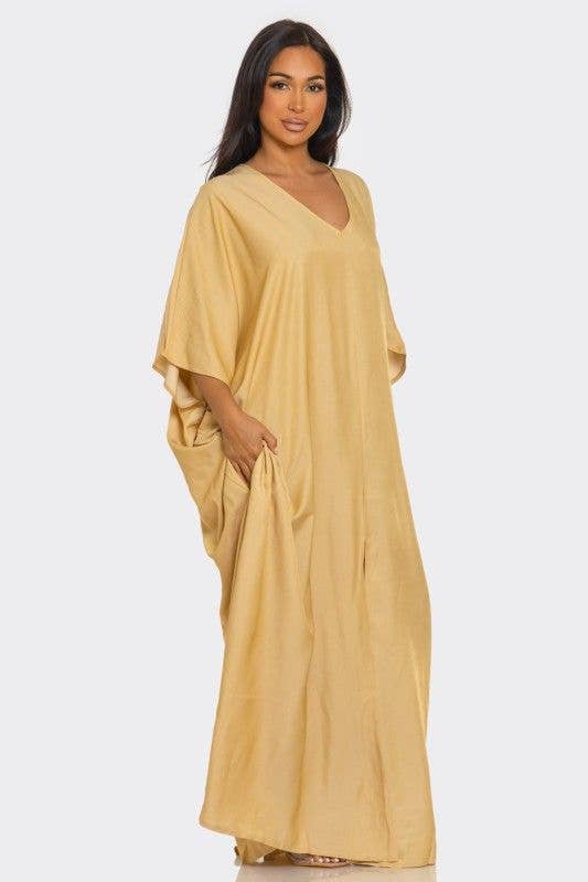 J2 FASHION - Wholesale Kaftan - Women's - Flowy Maxi Kaftan Dress1