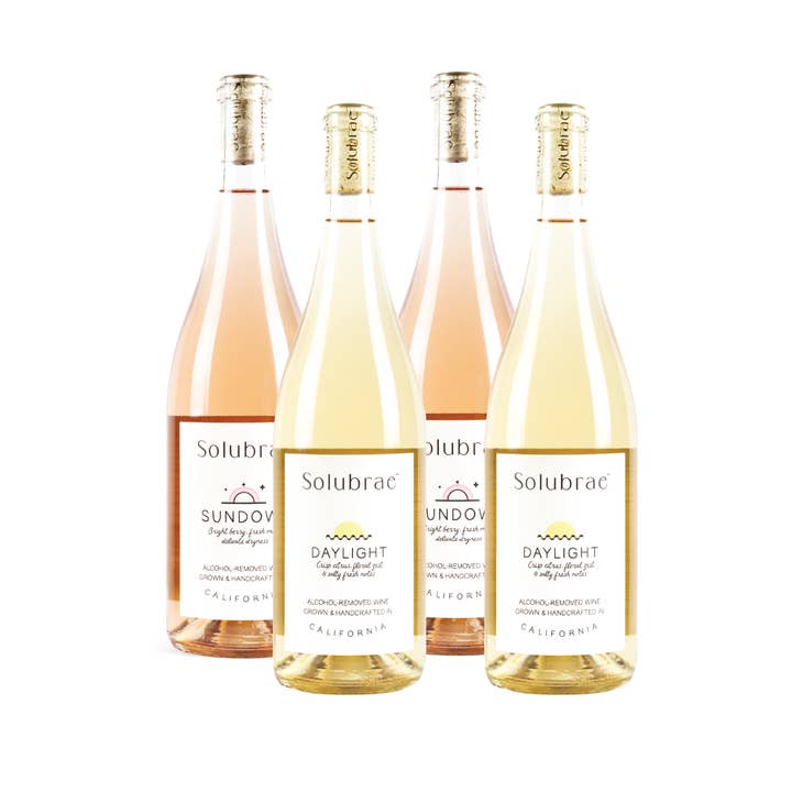 Pack de 4 bouteilles | Vins désalcoolisés pour la vente par Solubrae