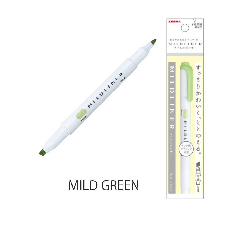 Hakubundo - Wholesale Highlighter - 【JAPANESE STATIONERY】ZEBRA MILDLINER HIGHLIGHTER MILD COLOR6