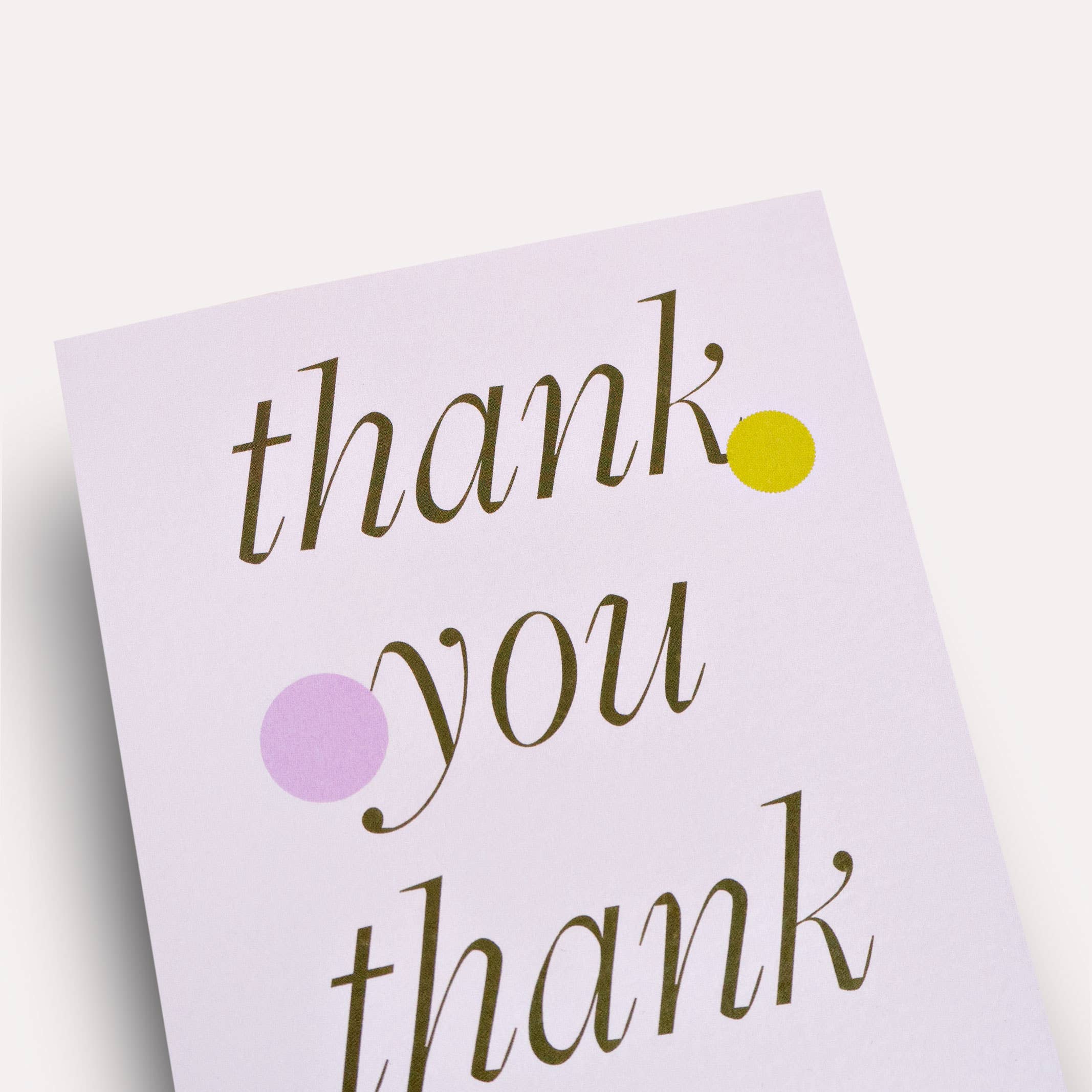 The Completist (No duties on USA orders!) – wholesale Thank you card – Ellipse Thank You Card2