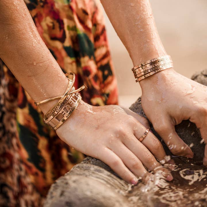 MantraBand - Wholesale Cuff Bracelet - A Sister Is God’s Way Of Making Sure We Never Walk Alone