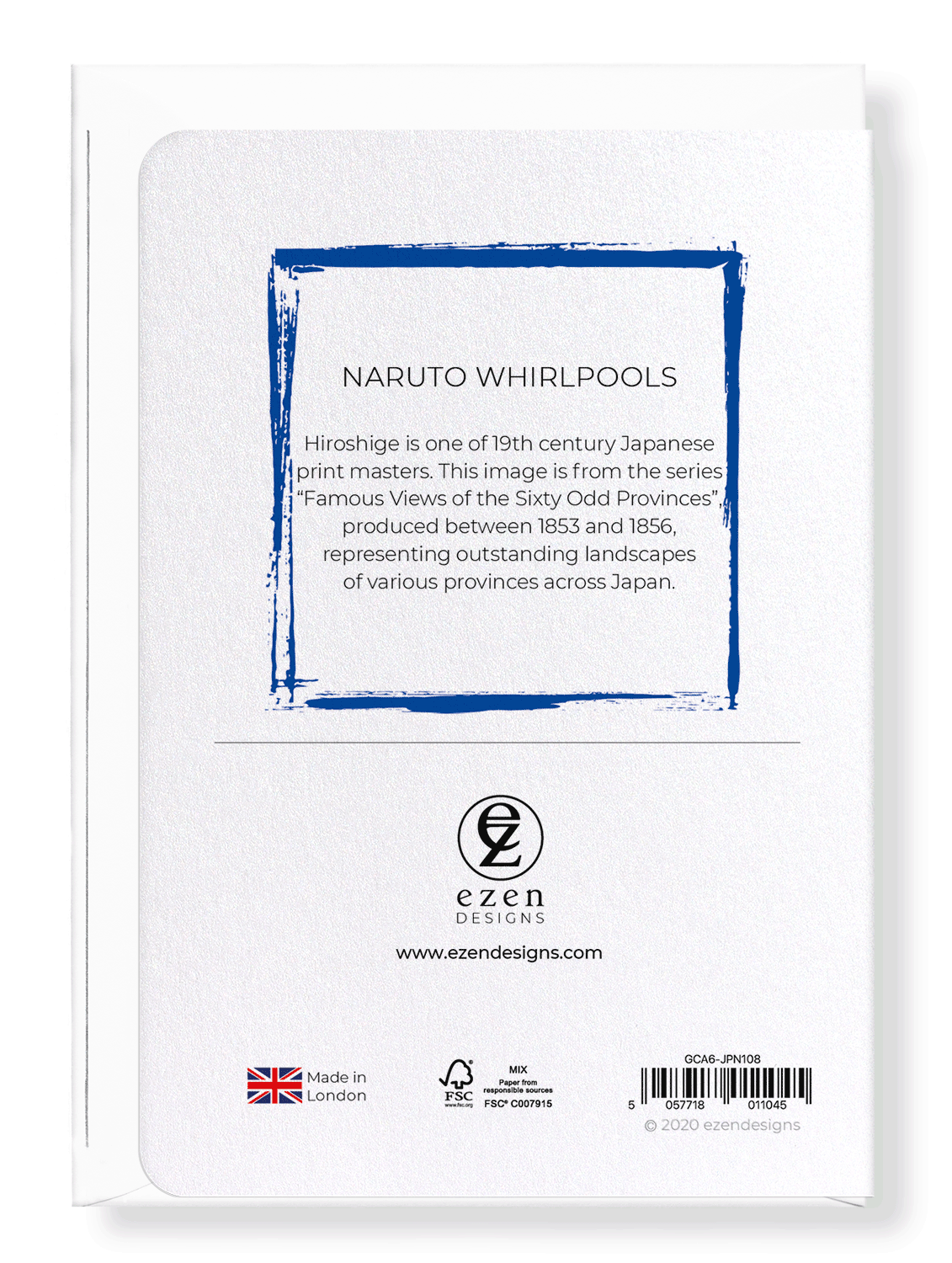 Ezen Trade – wholesale Everyday greeting card – NARUTO WHIRLPOOLS: Japanese Greeting Card1