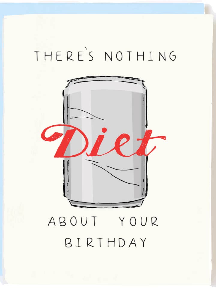 Diet Coke Birthday Card - Funny Soda Card for Friends for wholesale by Pop + Paper