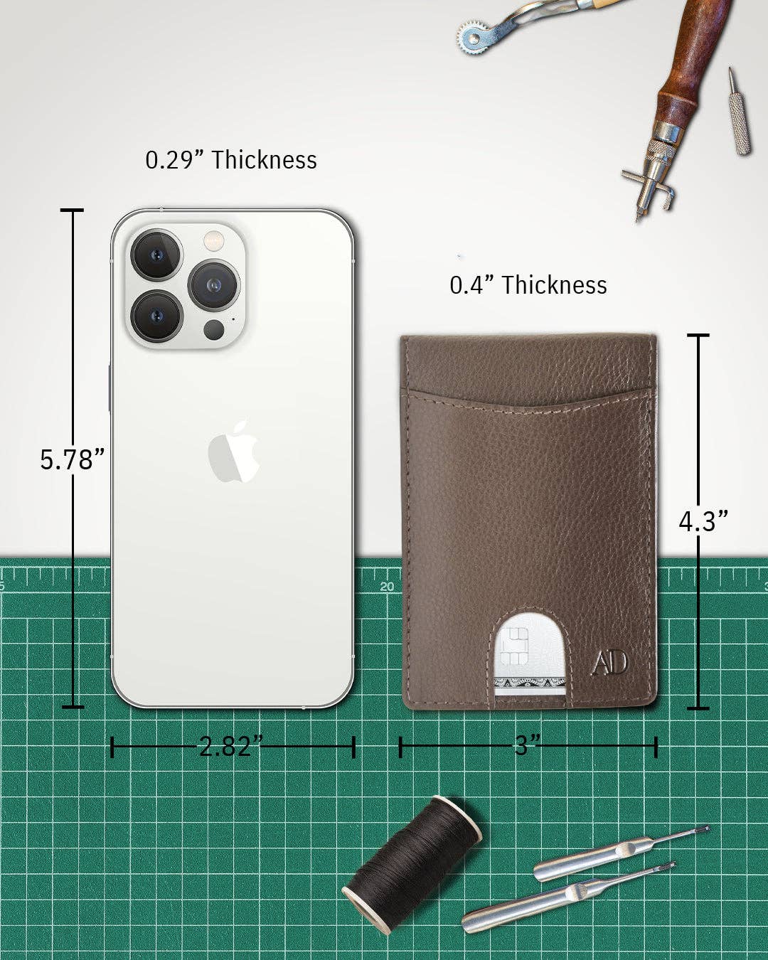 Access Denied Accessories - Wholesale Wallet - Men’s - Real Leather Wallets For Men Money Clip Bifold Wallet RFID24