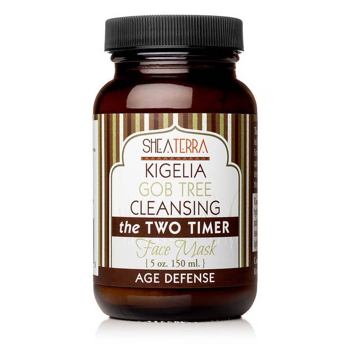 Shea Terra Organics - Wholesale Skincare Face Mask - Kigelia Gob Tree (Qasil) Cleansing Face Mask the TWO TIMER