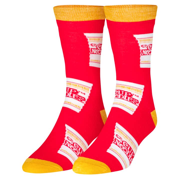 Cup Noodles - Mens Crew Folded (Crazy Socks) for wholesale by Crazy Socks