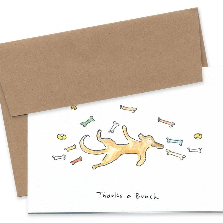 Rosie’s Wonders Connection Cards - Wholesale Thank You Card - Thanks a Bunch - Recycled Paper Thank You Card