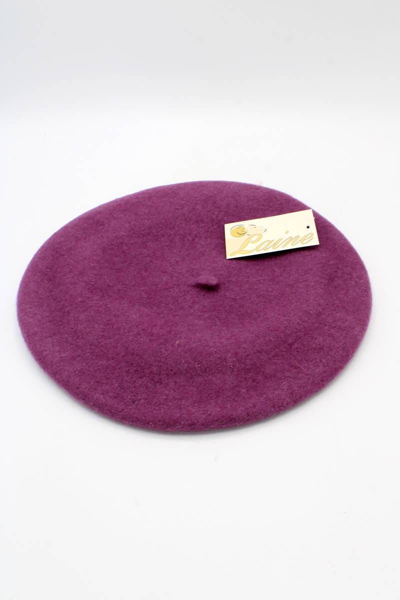 Hologramme Paris - Vendita all'ingrosso Basco - Unisex - Berretto classico in pura lana103