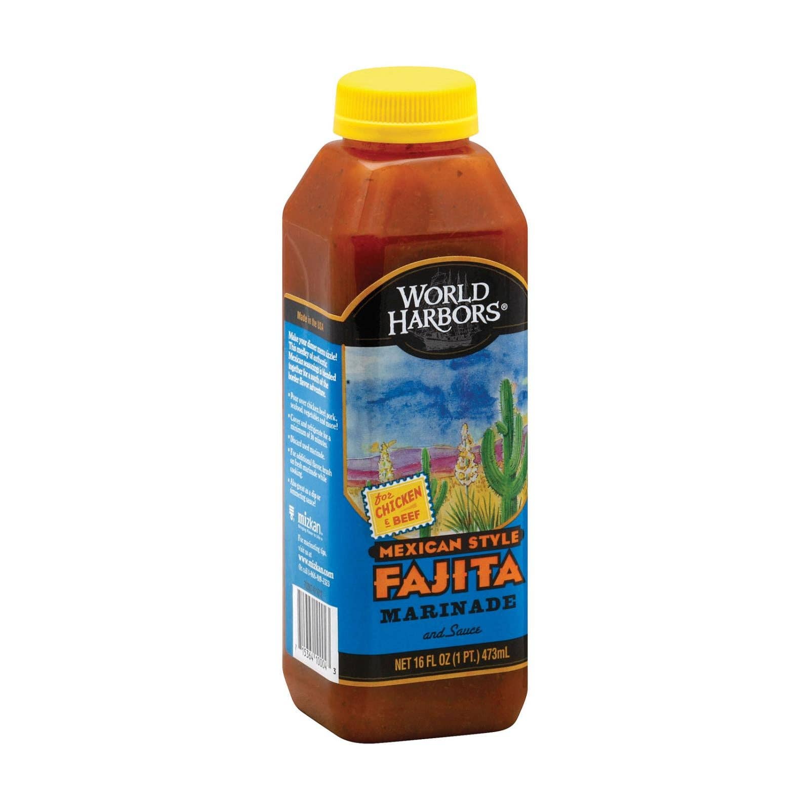 Everyday Supply Co - Wholesale Marinade - World Harbor Fajita Marinade Sauce 16oz - 6 Pack0