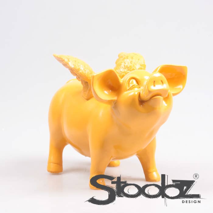 Imhof & Stevens BV – Großhandel Sparschwein/Münzdose – STOOBZ SPARSCHWEIN MIT FLÜGELN 14X25X15 CM | SPARDOSE |