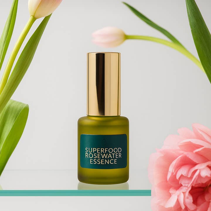 Clove Skincare Superfood Rosewater Essence (Travel Size) for wholesale by She Biology