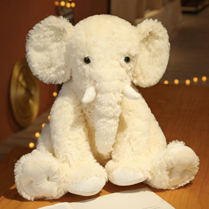ToyalFriends - All Import Duties Covered! - Vente Peluche – enfant et bébé - Peluche éléphant 45 cm en tissu velours doux6