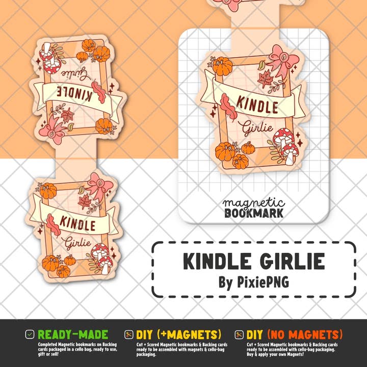 Stickiply - Wholesale Bookmark - Kindle Girlie | Magnetic Bookmark1