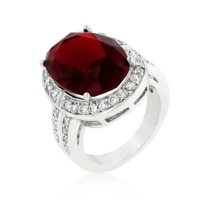 JGoodin - Wholesale Cocktail/statement ring - Ruby Red Cocktail Ring