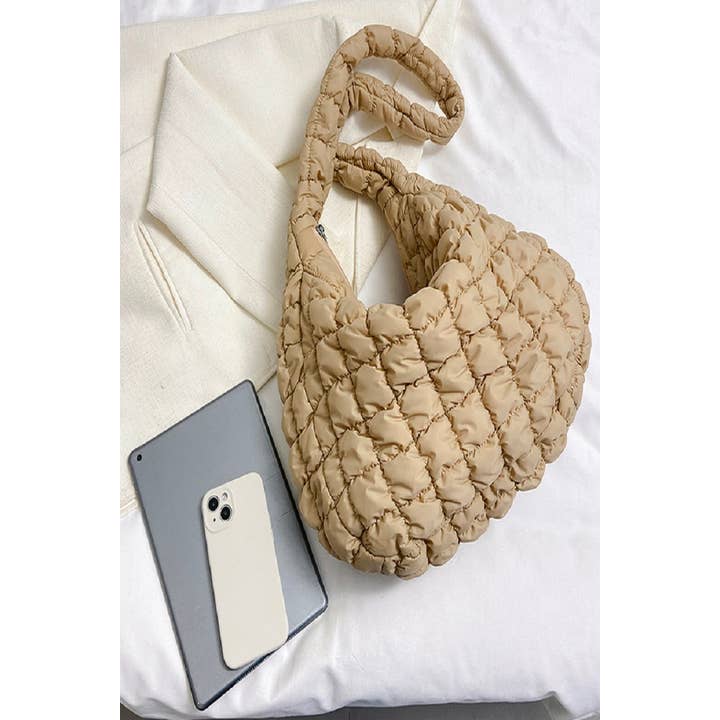 42POPS – Engroshandel Skuldertaske – til kvinder – ",_....PUFFET QUILTET CROSSBODY SKULDER TASKE1