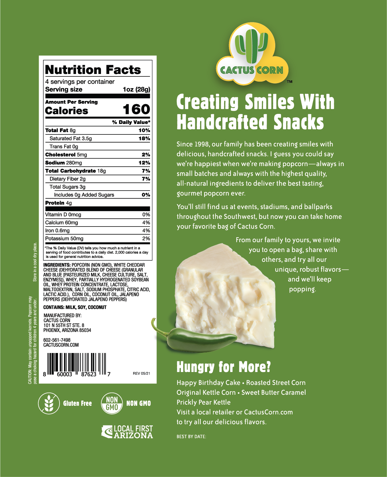 Cactus Corn - Wholesale Popcorn - Cactus Corn Popcorn Variety 12-Pack4