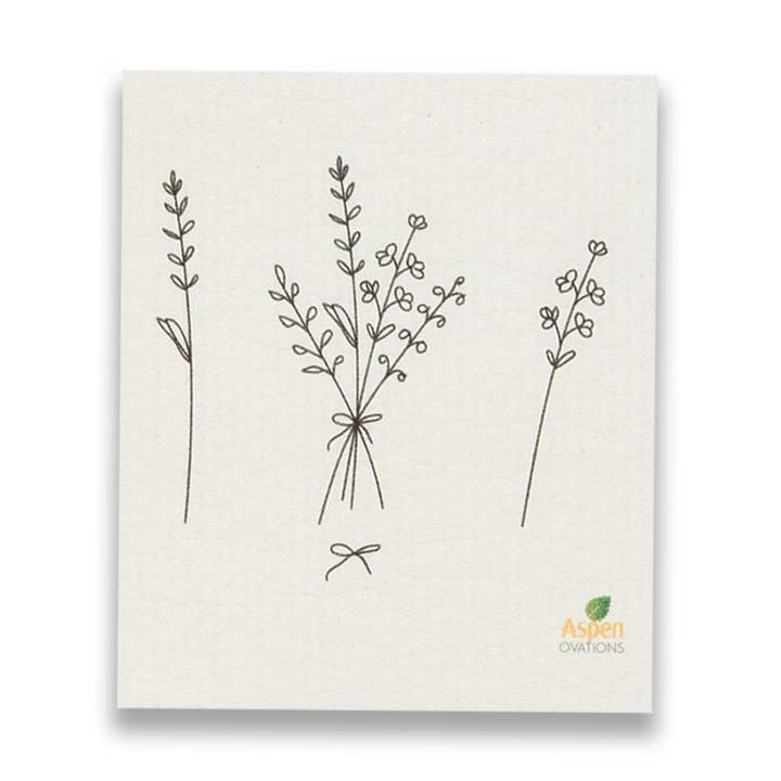 Chiffon Suédois Floral Délicat – Écologique & Réutilisable pour la vente par AspenOvations