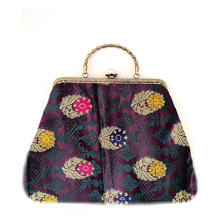 Maria Sole Rodriguez - Wholesale Clutch Bag - Women's - Bassoon Perla Medium, bag with pearl, handmade, Italy24