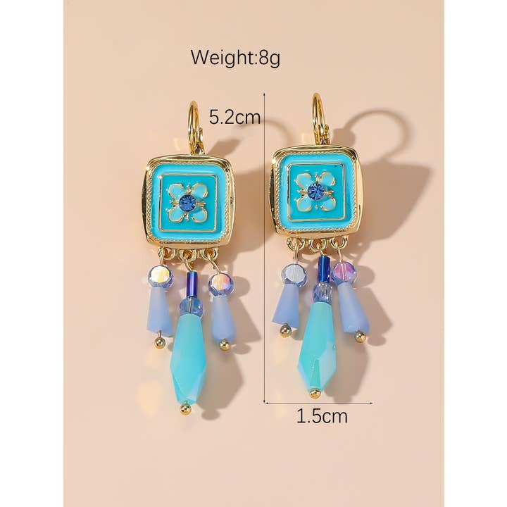 Blossom bijoux - Wholesale Dangle Earrings - Sleeper earrings 24PEBOL0431