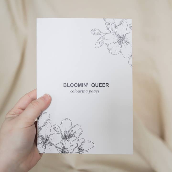 Conscious Euphoria - Wholesale Coloring Book - Adult - Bloomin' Queer LGBTQ+ Adult Colouring Book, Vol #1