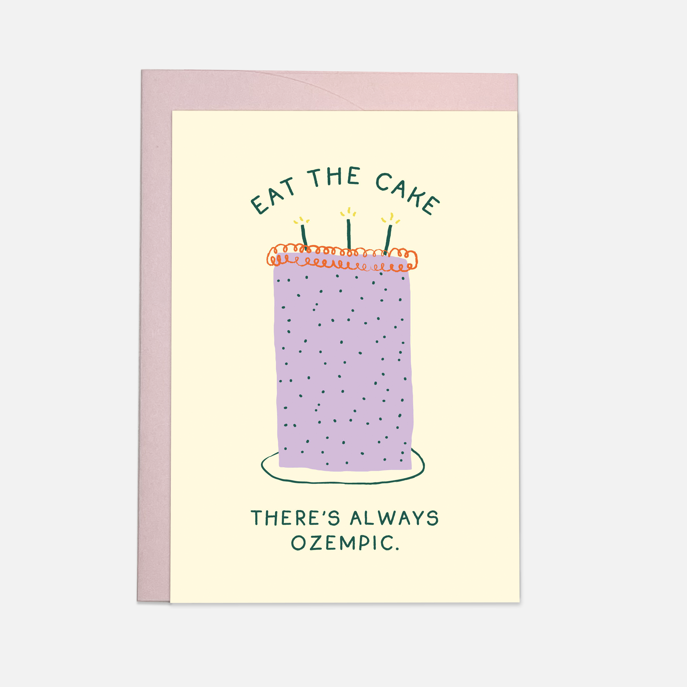 Kaart Blanche - Wholesale Birthday Card - Eat the cake - greeting card0