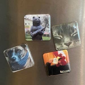 Aries Handcrafted Designs - Wholesale Magnet - Add your photos ~ Rectangle 2"x3" ~10 Custon Photo Magnets