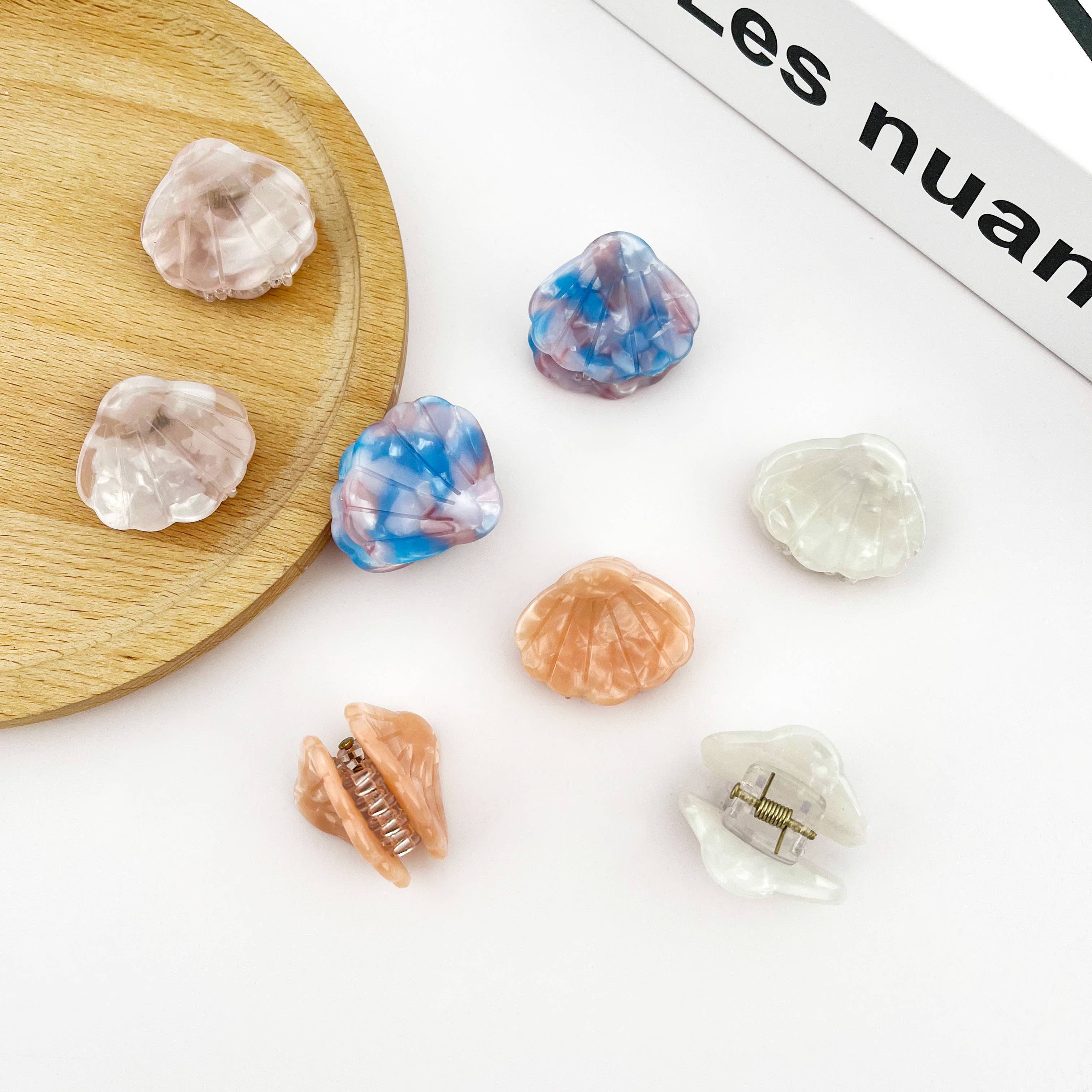 TheDivaSoap - Wholesale Hair Clip - Women's - Ocean Shell Mini Claw Clip, Beach-Inspired Hair Clip6