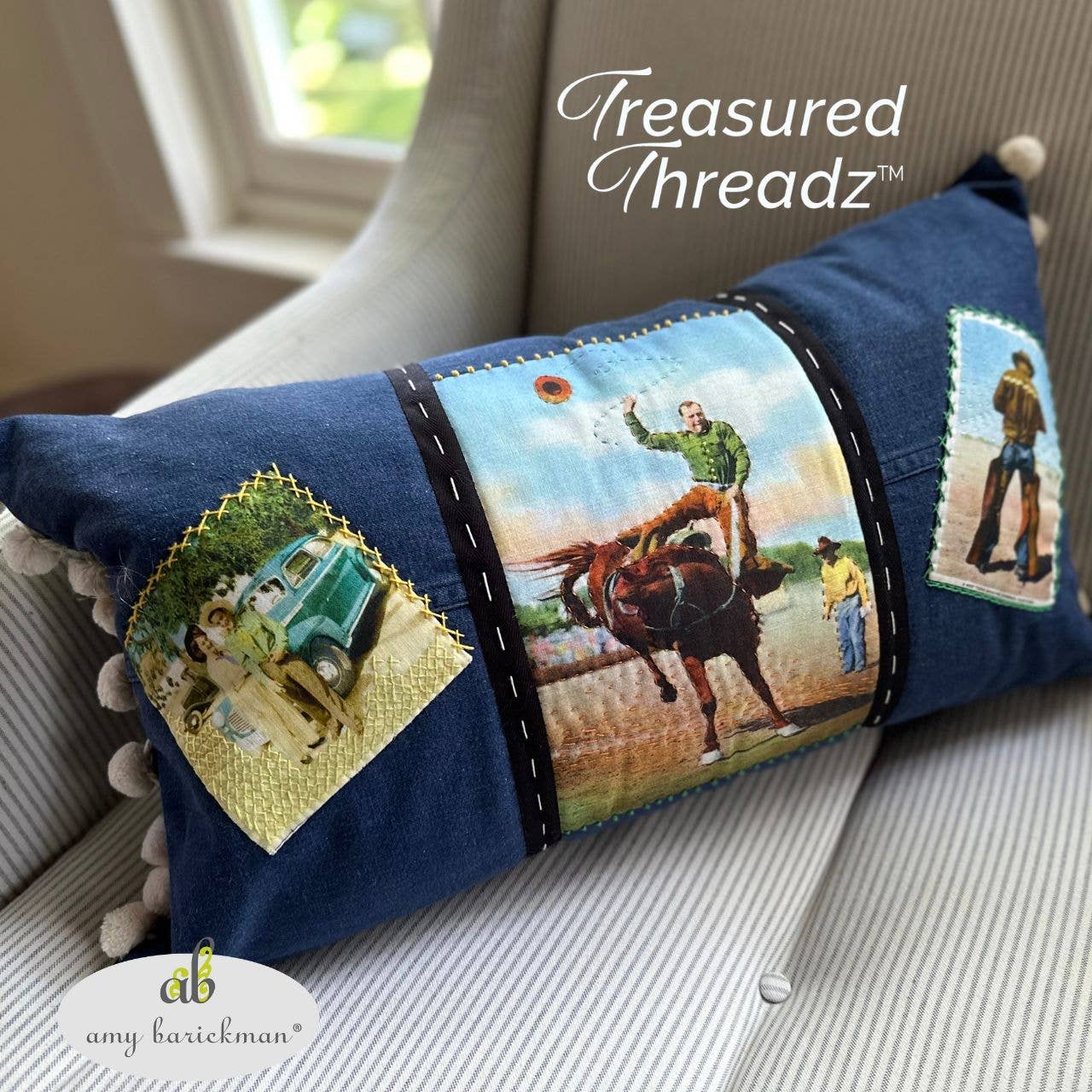 Colonial Patterns, Inc. - Wholesale Stofrol - Gewaardeerde Threadz® Quilt- & Naaistof - Western Rodeo17