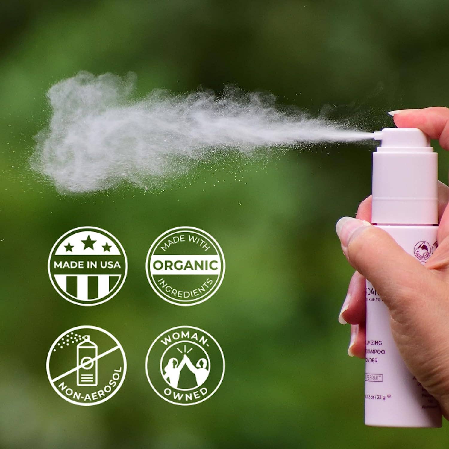 Hair Dance - Wholesale Dry Shampoo - Non-Aerosol Volumizing Dry Shampoo Powder - Organic - USA8