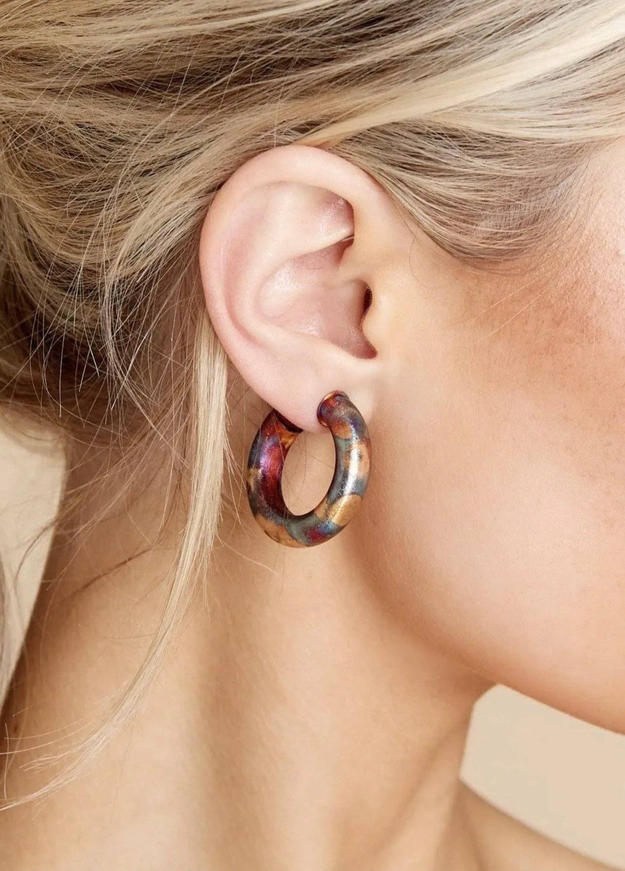 SF BRAND INC - Wholesale Hoop Earrings - Small Chantal Hoops10