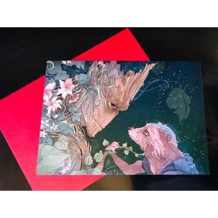Dread Illustrations - Wholesale Everyday Greeting Card - Guardians of the Galaxy Groot & Rocket Greeting Card3